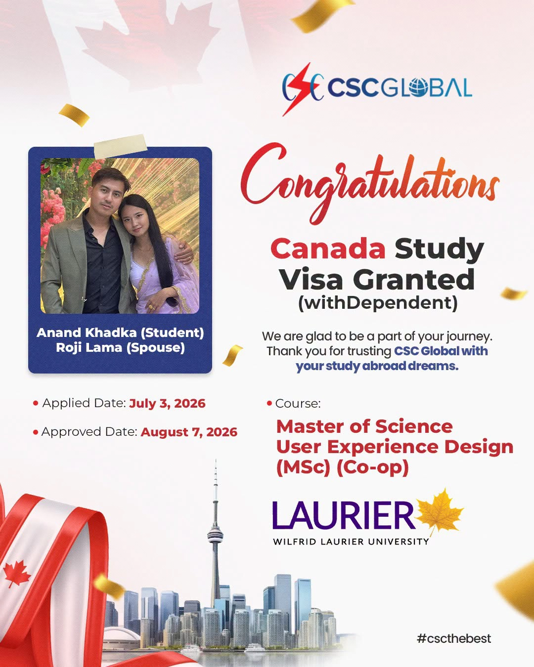 Study Visa With Spouse